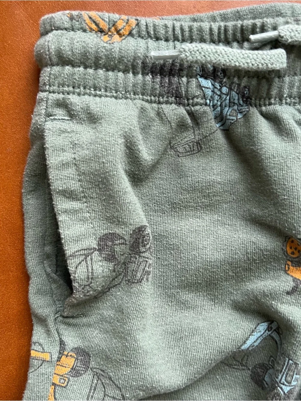 CARTERS Olive Construction Truck Joggers, 4T
